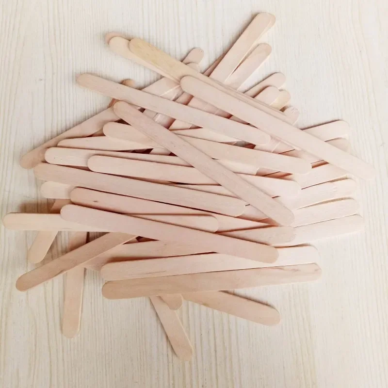 50/100PC Disposable Waxing Wooden Tongue Depressor Body Hair Removal Stick Tongue Depressor Wooden Spatulas Body Wax Waxing