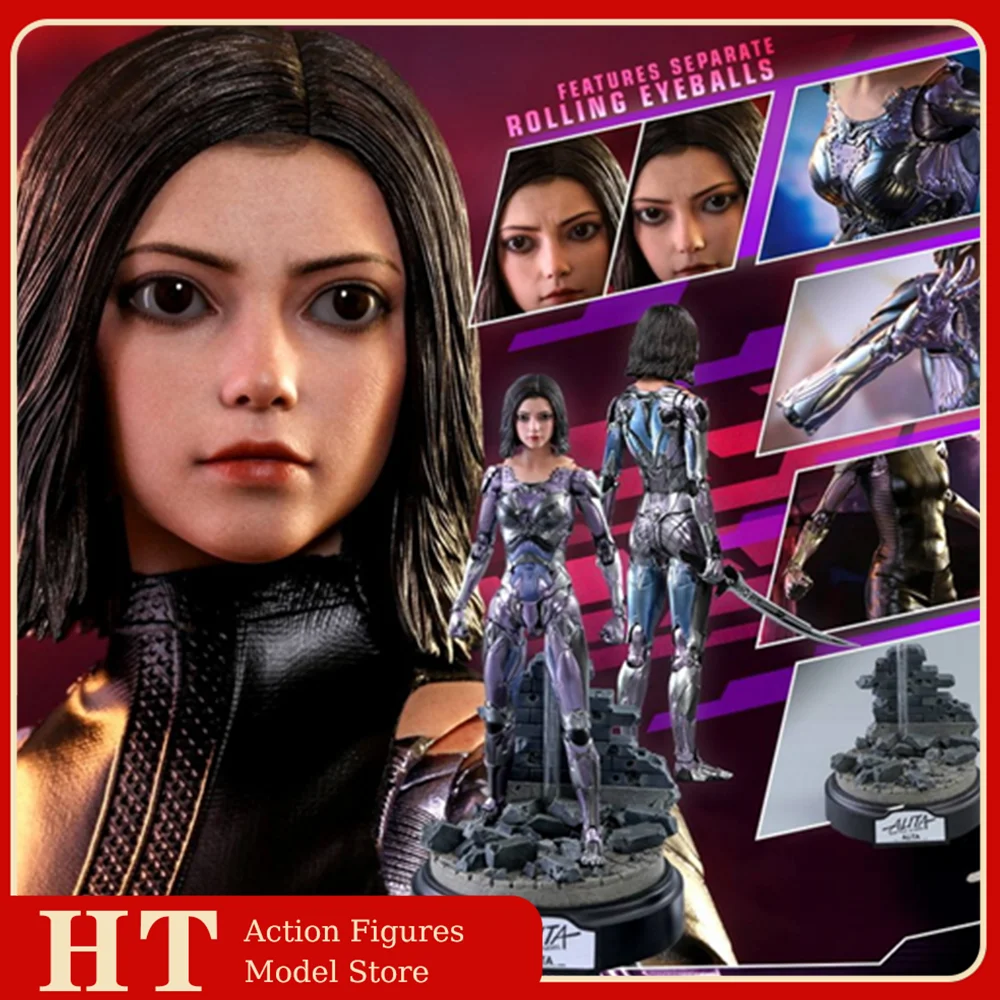 HotToys MMS520 1/6 Collectible Female Soldier Battle Angel Alita Science Fiction 12in Action Figure Full Set Model Movable Doll