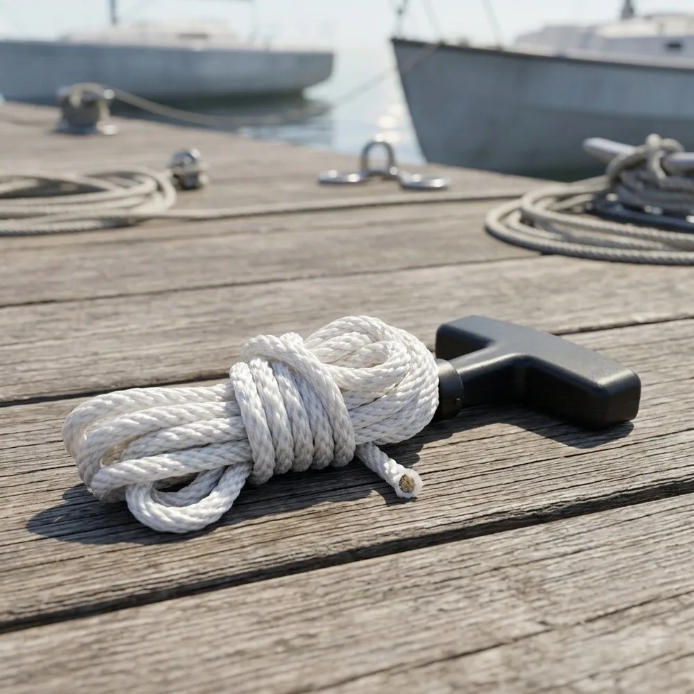 As Shown Recoil for starter Rope for Easy Install Recoil for starter Rope Kit Recoil for starter Boat for starter Cord Longevity