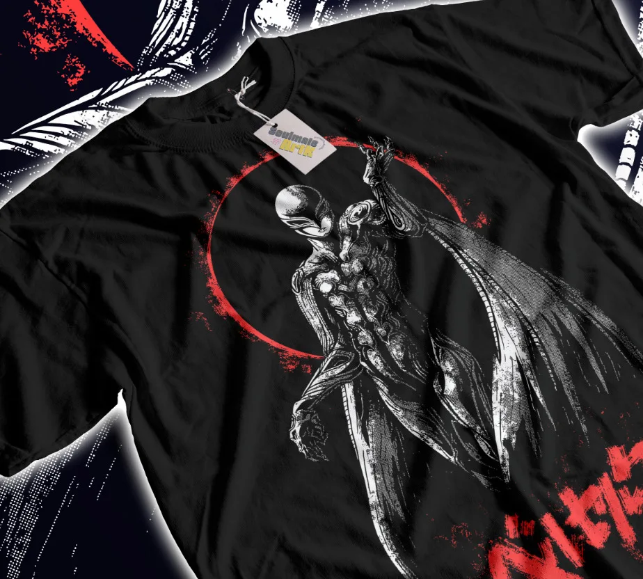 

Griffith T-Shirt Berserk Guts Red Moon Anime Manga Sweater Shirt Soft Tee