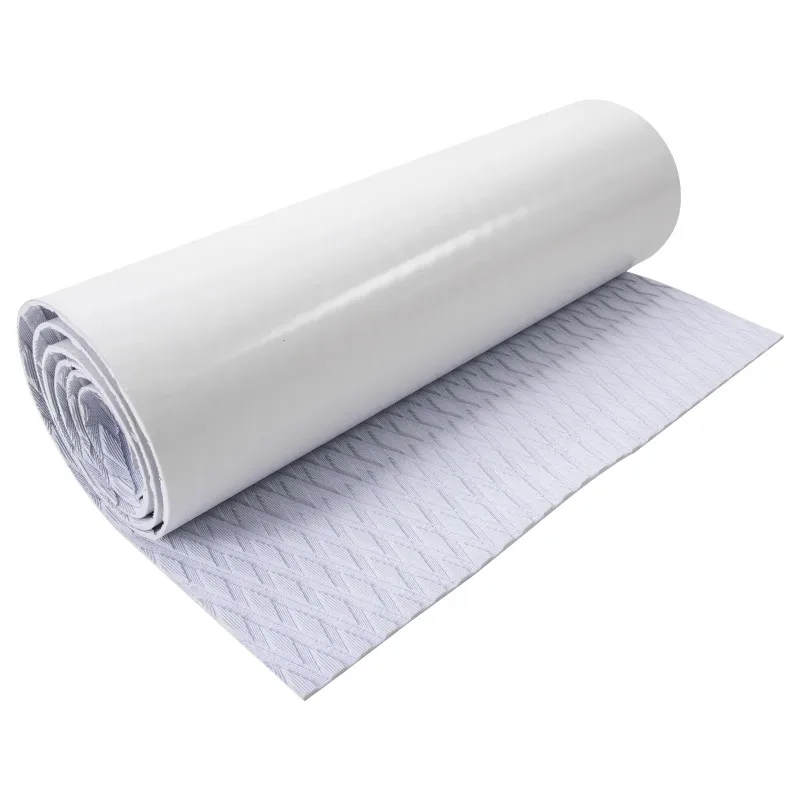 EVA Foam Boat Grey Boat Decking Self-adhesive Anti-Skid Mat Soft Rectangle EVA Boat Flooring Carpet 90.55x21.6inch