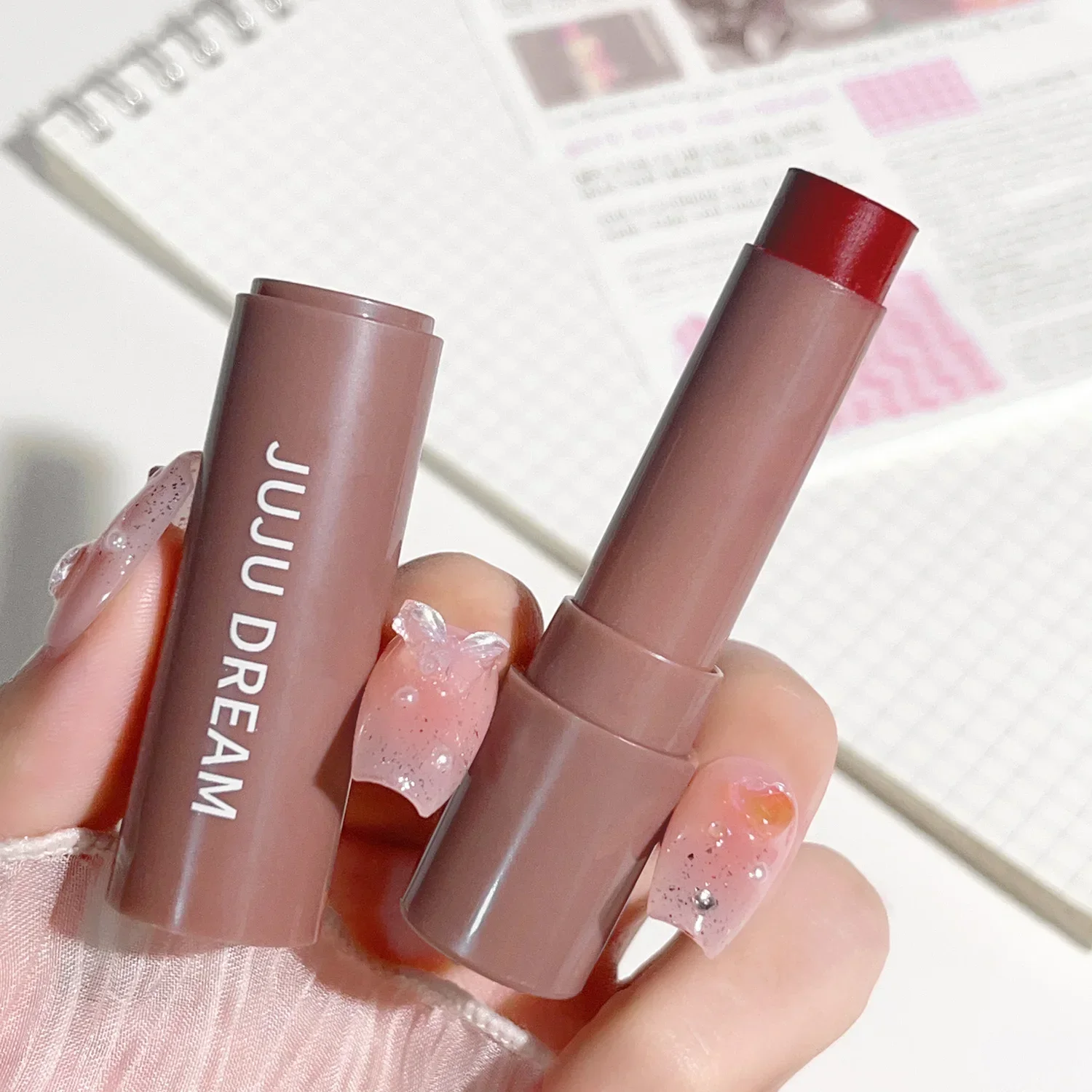 3-teiliges Set Feuchtigkeitsspendend, feuchtigkeitsspendend, aufhellende Lippenlinien, Farbwiedergabe, langanhaltendes Make-up, nährendes Lippenset – Detail 9