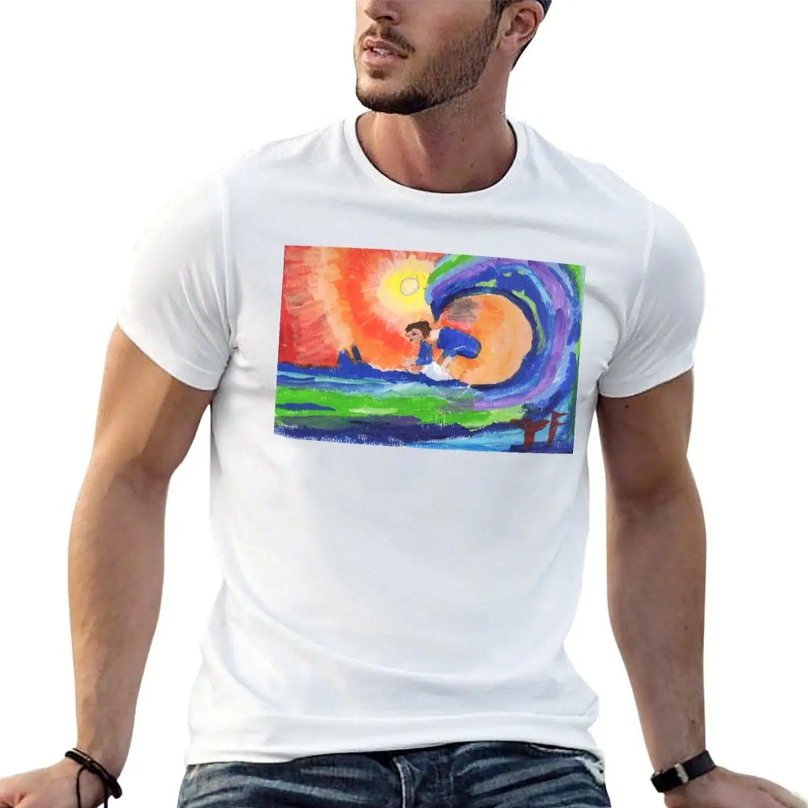 

t luxury man Big for T-Shirt shirt cotton t man Wave pack shirts