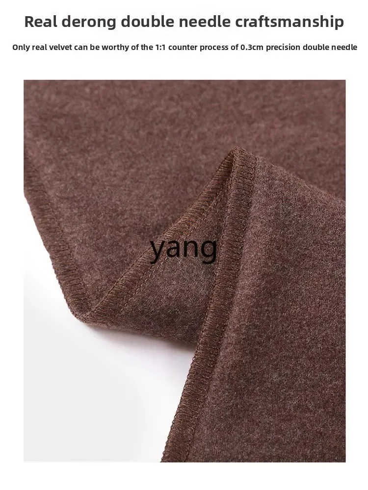 LMM semi-turtleneck bottoming shirt women's autumn and winter inner velvet thickened thermal top