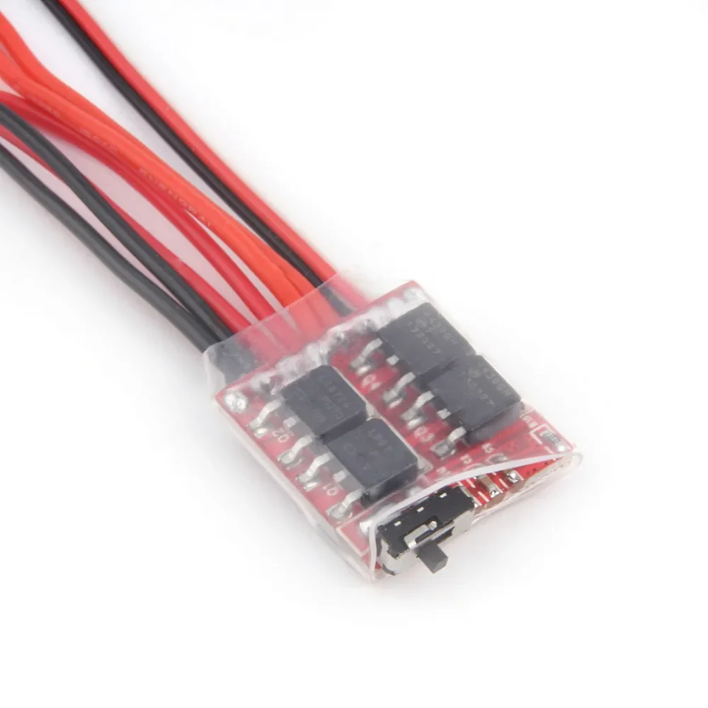 W magazynie Mini 20A ESC Prędkość silnika RC ESC 2KHz Do przodu i do tyłu Hamulec RC 2S do kontrolera Łódź Samochód Prototank Top Regulator