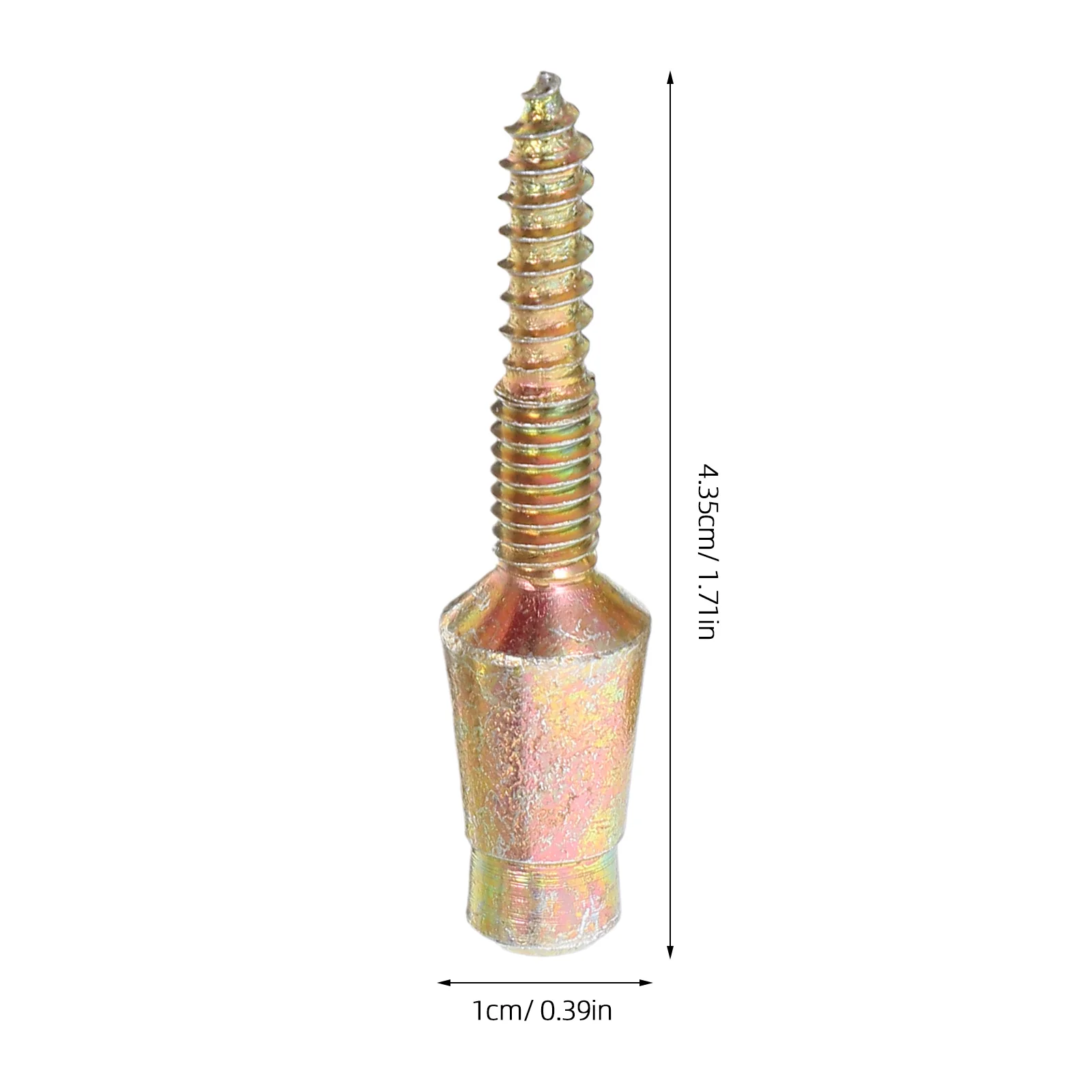10 szt. Śruby do zawiasów drzwiowych, stal węglowa, samowiercące, antywłamaniowe, z podwójnym gwintem, metalowe śruby do szafek i bramek.