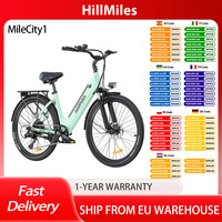 HillMiles MileCity1 Electric Bike,Mechanical Disc Brake,Front Fork Suspension,32km/h Max Speed,250W Motor,36V 13AH Battery