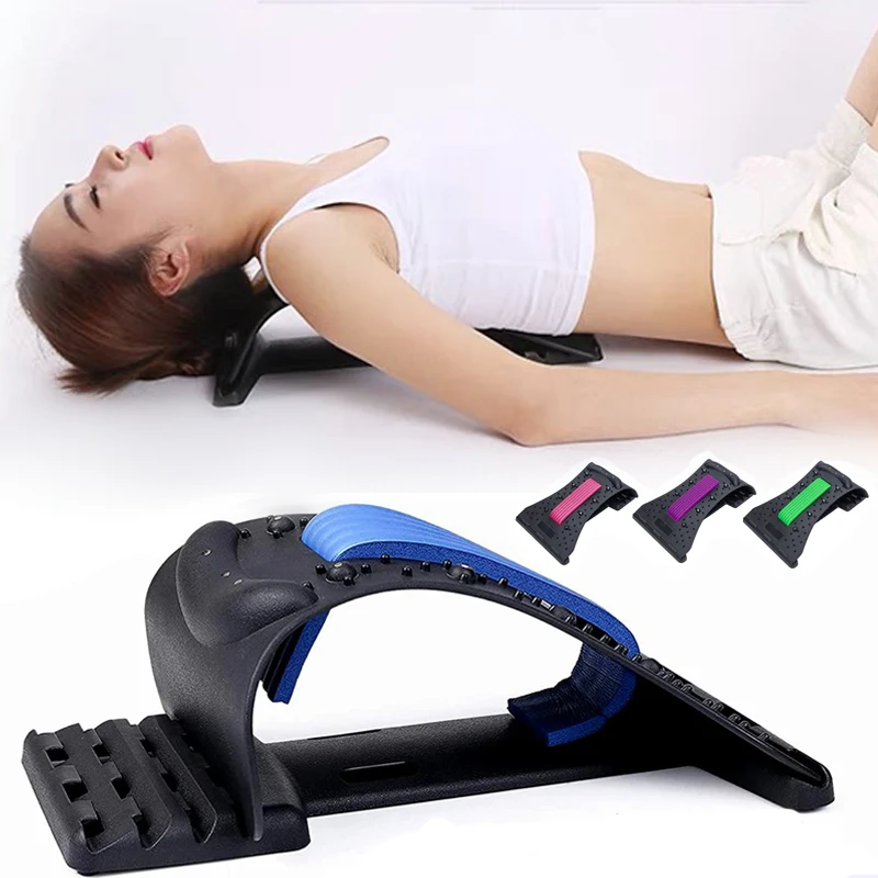 

4-уровневые носилки для шеи и плеч, подушка для спины, регулируемая магнитотерапия, устройства для вытяжения шеи, инструменты для массажа и релаксации