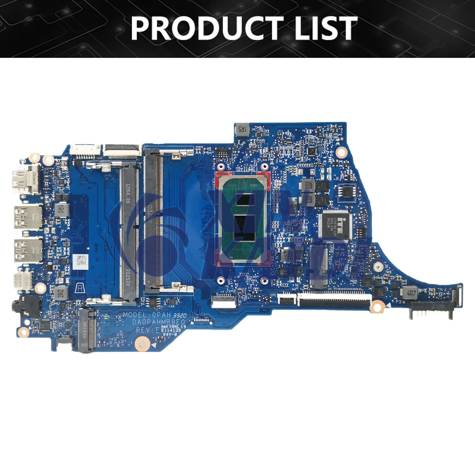 HP 14-DQ 14S-DQ 노트북 메인보드 DA0PAHMB8E0 i3 i5 i7 11세대 M20693-601 M20689-601노트북 마더보드 테스트 완료 OK