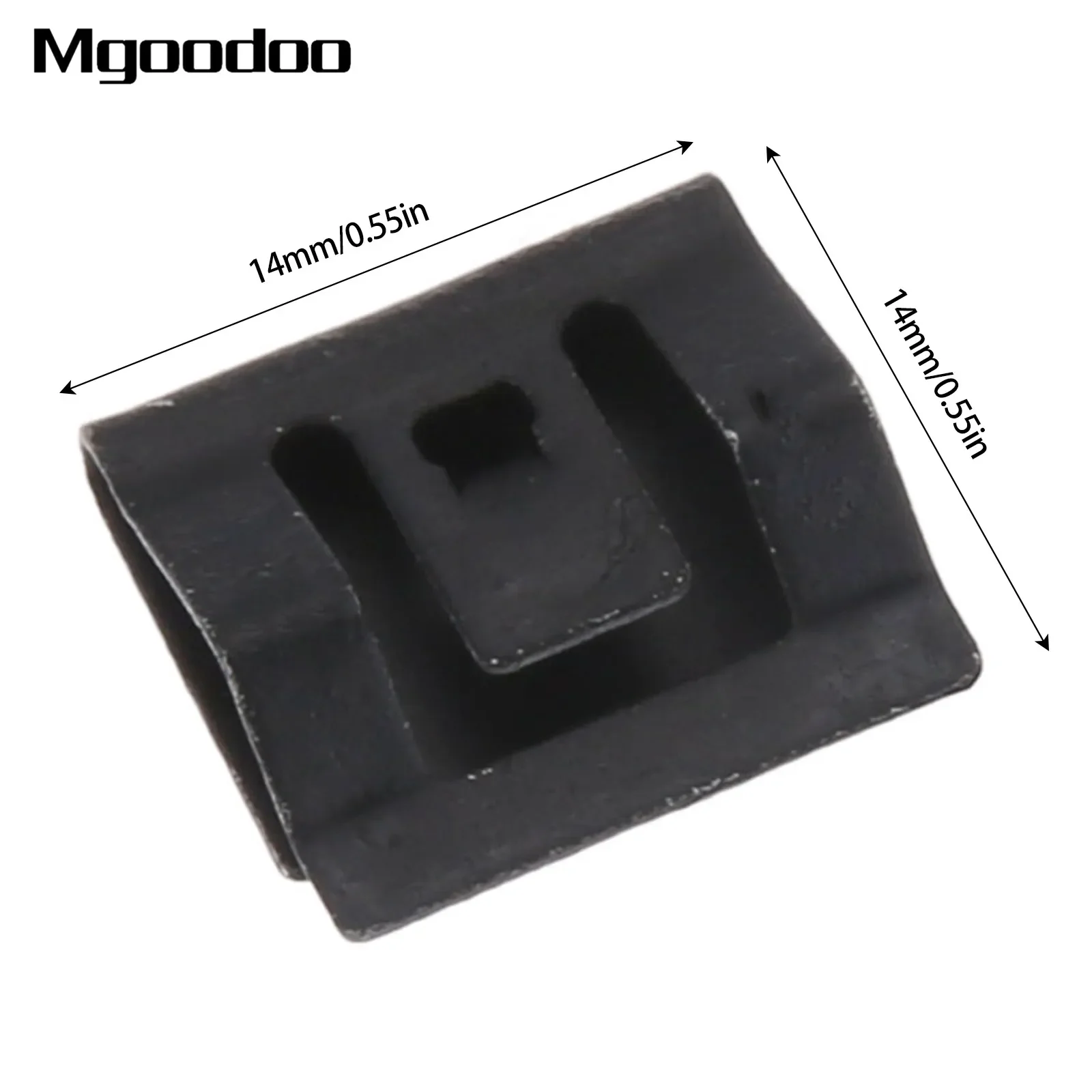 10Pcs Auto Fastener Clip Black Rivets Clips Car Console Navigation CD DVD Sound Panel Metal Iron Retainer For Honda Civic Accord