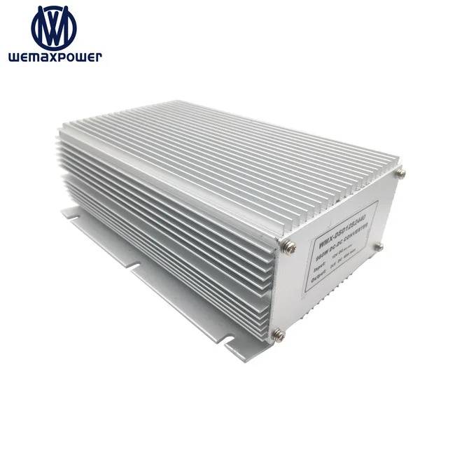 Buona dissipazione del calore 12vdc boost 24vdc 40A Regolatore di tensione per auto Convertitore boost DC-DC da 12v a 24v