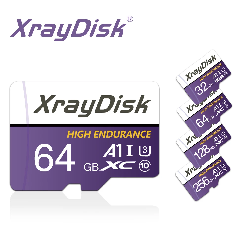 Xraydisk Memory Card 256GB 128GB 64GB 32GB High Speed TF Card Flash Card