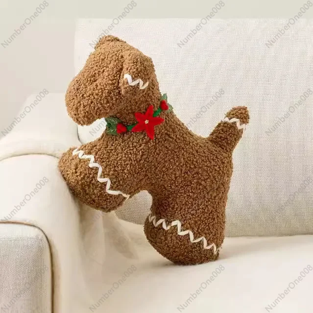 New Ginger Spice The Dog & Kitty 2024 Christmas Gingerbread Dog Cat Pillow Doll Doll