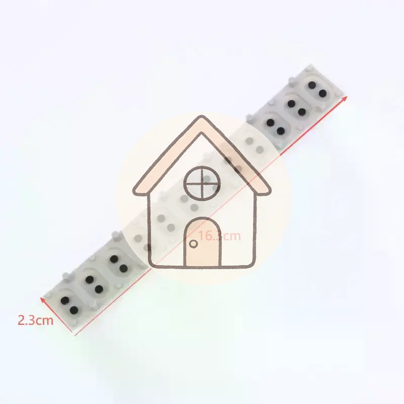 (LA)[LA] 1/4 Peças de Tiras de Borracha Condutiva para Botões Korg PA4X PA3X PA2X PA800 PA80 TRITON LE & TR - Conjunto de Contatos de Borracha para Teclas