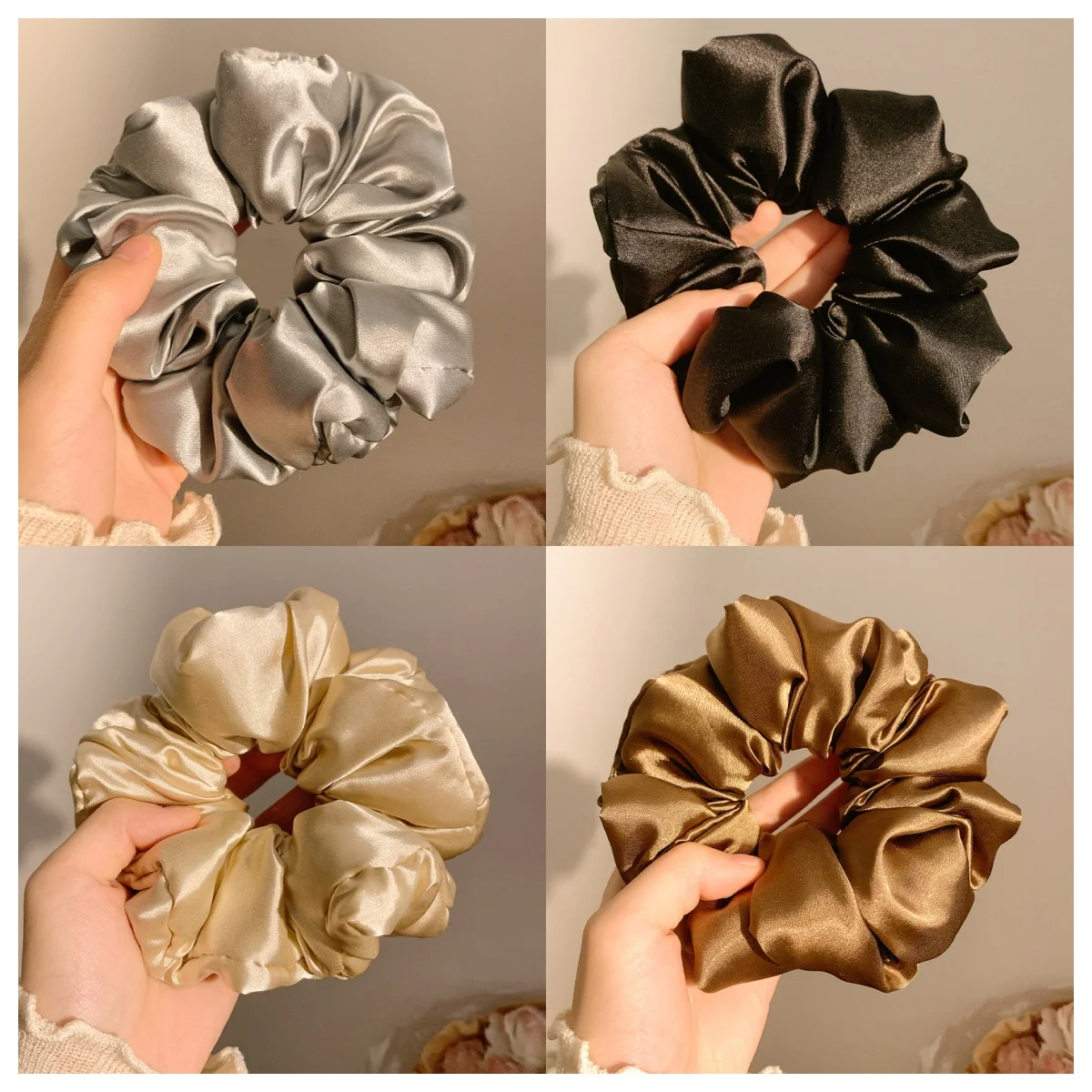 3-teiliges modisches Haargummis-Set, elastische Haargummis für Frauen, Party, Hochzeit, Brautjungferngeschenke, täglicher Haarschmuck