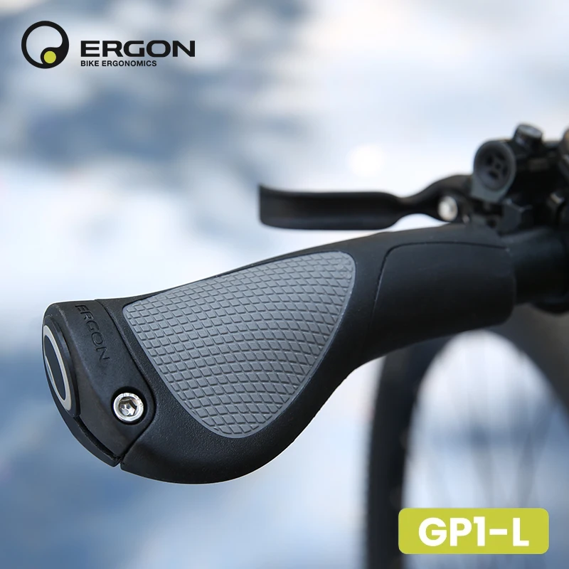 ERGON MTB grips GP1 GP3 GP5 ergonomics Radírgumi shock-proof skid-proof zár Bicikli kezeli hegyi Bicaj grips Kerékpározás Kormánytolórúd