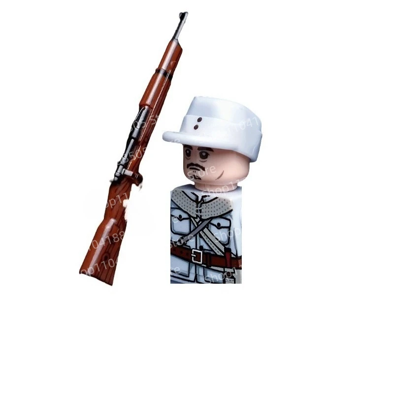 Personal militar MOC, líder de equipo, bloques de construcción, terceros, bloques de construcción de la Segunda Guerra Mundial, ensamblaje de soldado