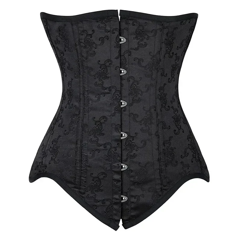 Long Torso Gothic corset Slimming waist Trainer Modeling Strap Underbust Corselet Tummy Control Girdle Steel Bone