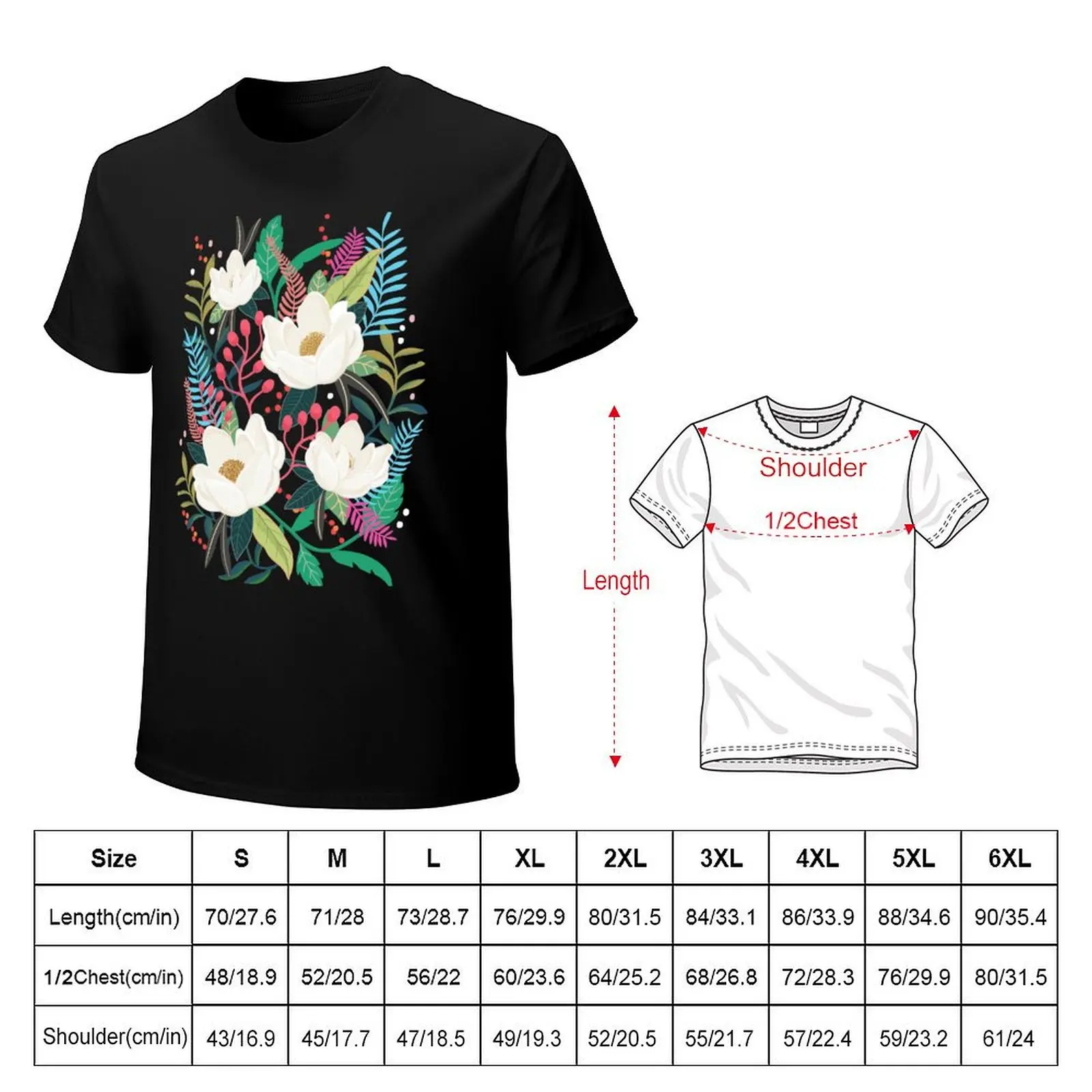 The Garden of Alice, flower, floral, blossom art print T-Shirt Fitness Quick Dry Short Sleeve Top