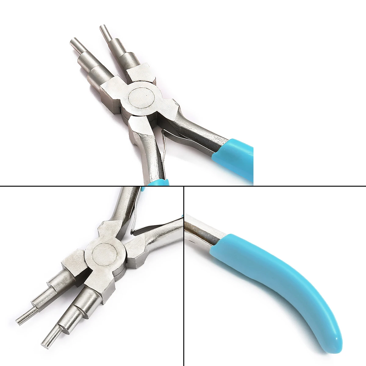 مجموعة كماشة صنع المجوهرات قطعة واحدة - أنف إبرة، أنف سلسلة، أنف مستدير وقاطع أسلاك - مثالية لإصلاح المجوهرات وتغليف الأسلاك #2