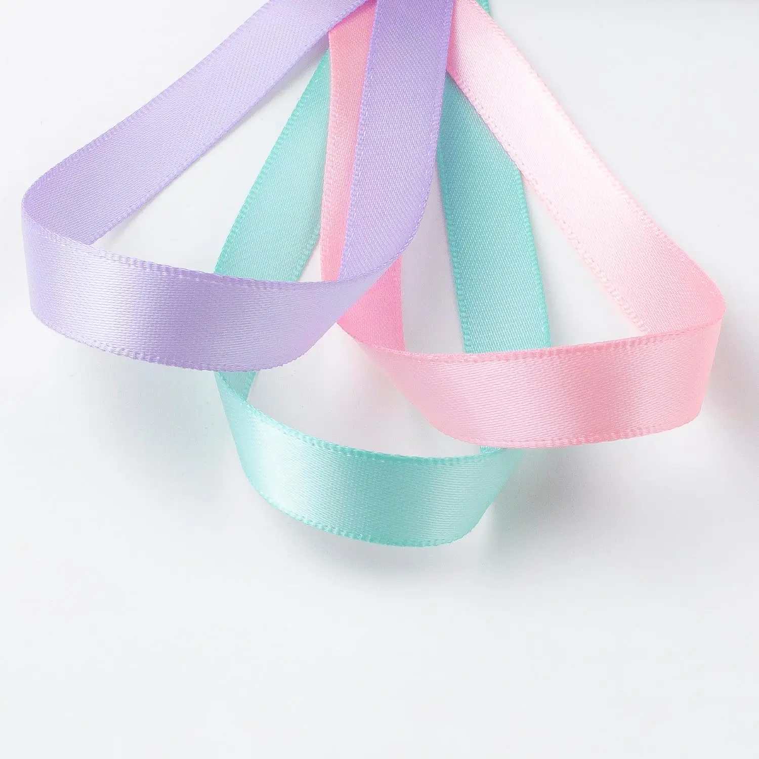 6 Rollen 150 Yards 3/8 Zoll sortiertes einfarbiges Satinband für Hochzeitseinladungen, Blumensträuße, Geburtstagsfeiern, DIY-Geschenkverpackungen – Detail 17