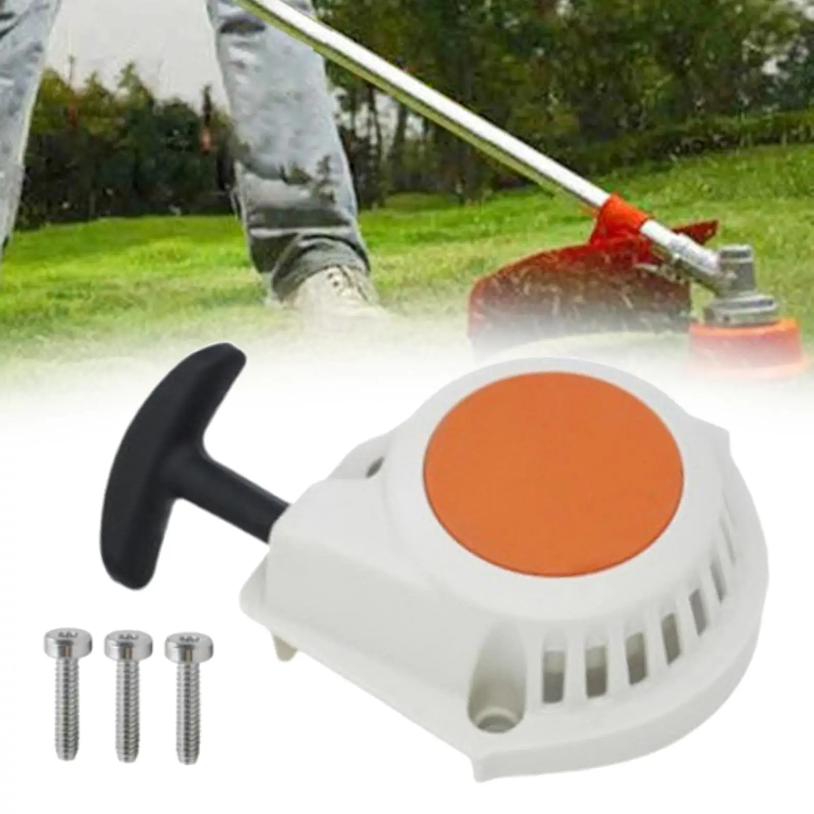 

Recoil Pull Starter Rewind Professional Pull Starter Assembly for Lawnmower Brushcutter Chainsaw Grass Trimmer Replacements