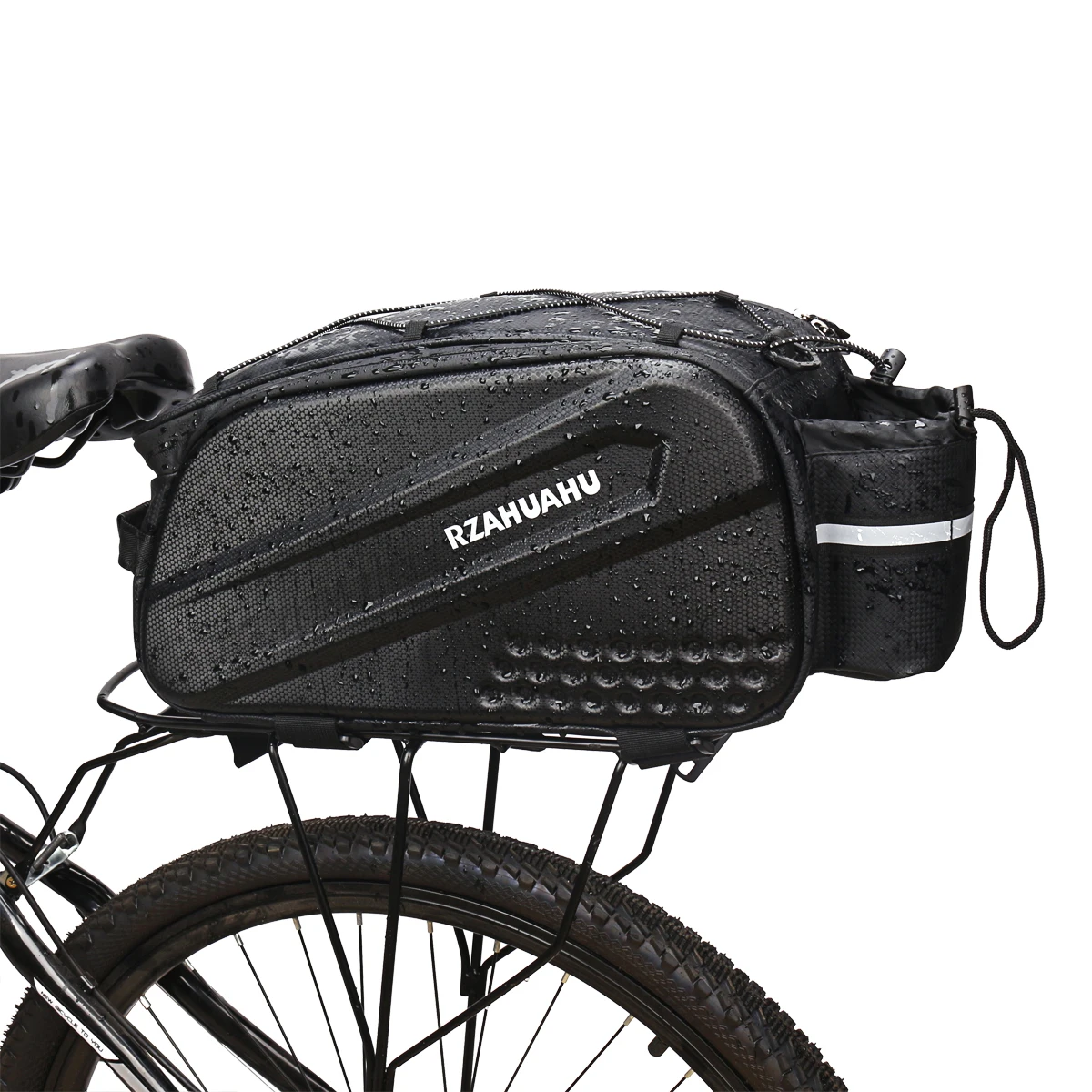 Bicycle driving bag hard shell rear shelf bag mountain bike pack tail bag front and rear seat bag cycling accessories