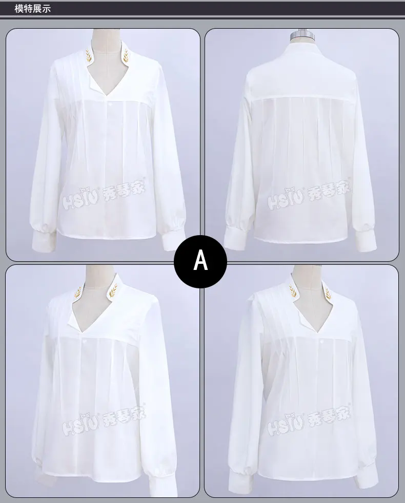 قميص أبيض للفنانين بلوزة يومية للحب والمساحة العميقة رافاييل أزياء تنكرية لعبة الهالوين ملابس تشيو بدلة الزوجين