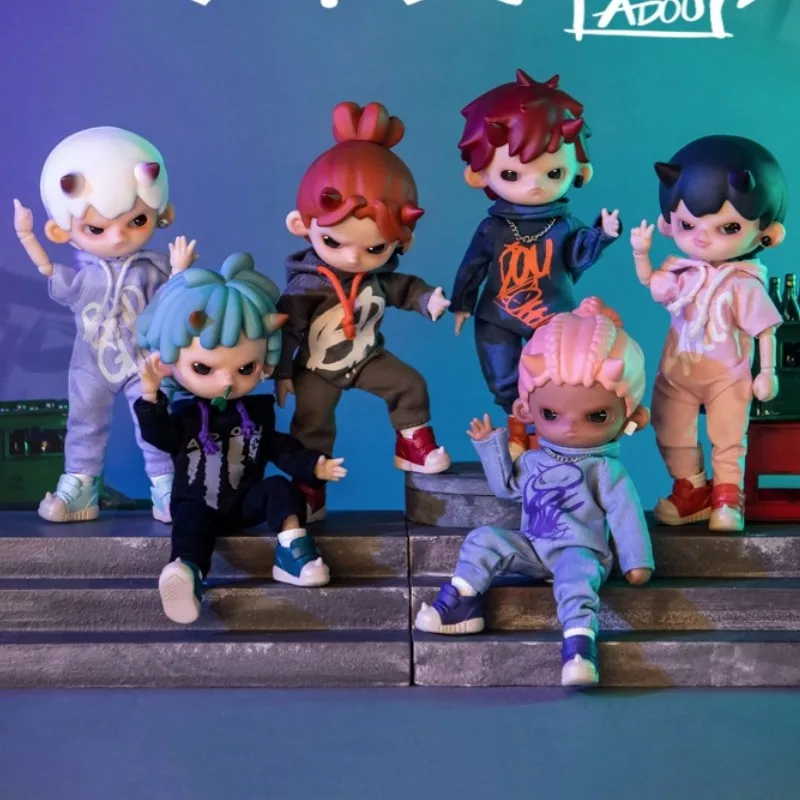 กล่องใส่เหรียญ Adou Street Series ฟิกเกอร์ Obtisu11 1/12bjd ตุ๊กตากล่องลึกลับแอคชั่นโมเดลของขวัญเซอร์ไพรส์สำหรับเด็ก