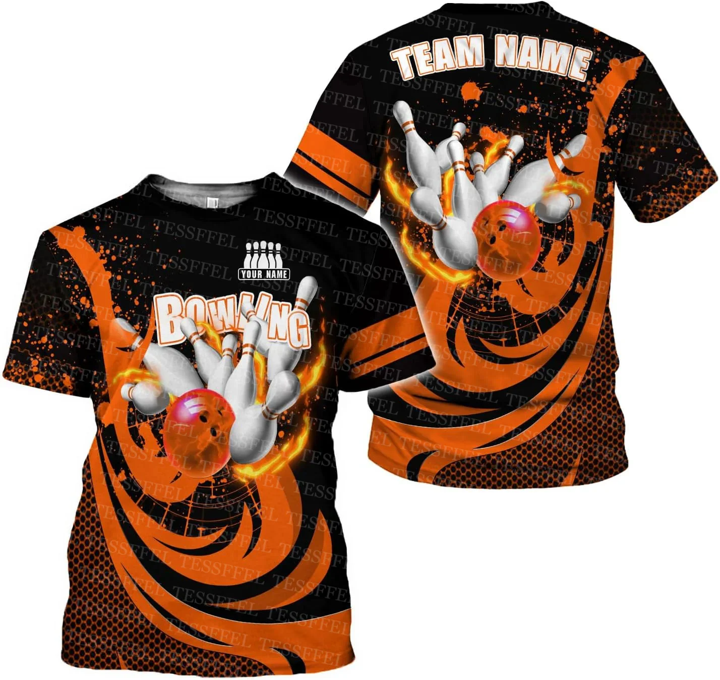 Benutzerdefinierte Name Graffi – Short Sleeve Bowling Shirt Retro Bewertung und Preis