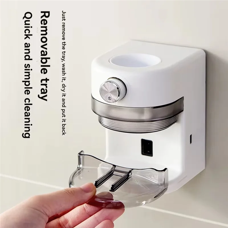 

YWDZ-Automatic Toothpaste Squeezer - Hands-Free, Wall-Mounted, Removable, Punch-Free For Easy Bathroom Organization