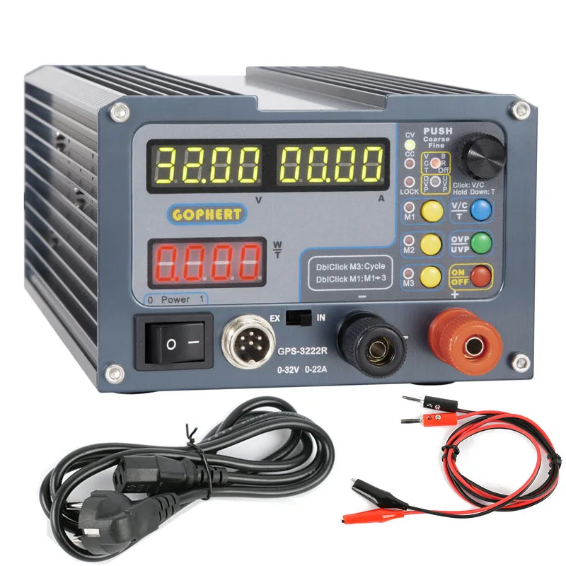 

Lab Detected GPS-1640R/3222R/1007R/8408R/7010R Digital OVP Phone PCB Repair Three Sets Data Storage DC Switching Power Supply