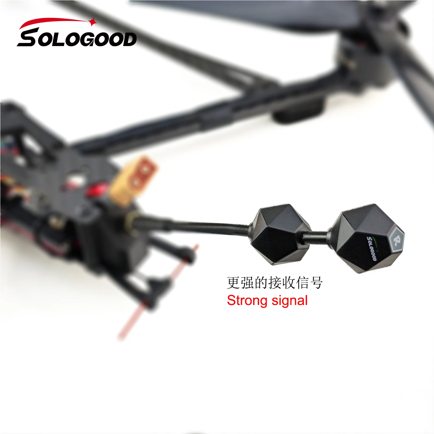 

SoloGood двойные антенны 5,8G с сверхвысоким коэффициентом усиления 6DBi 5,2–6,0 ГГц, защита от помех, приемник-передатчик для аксессуаров FPV