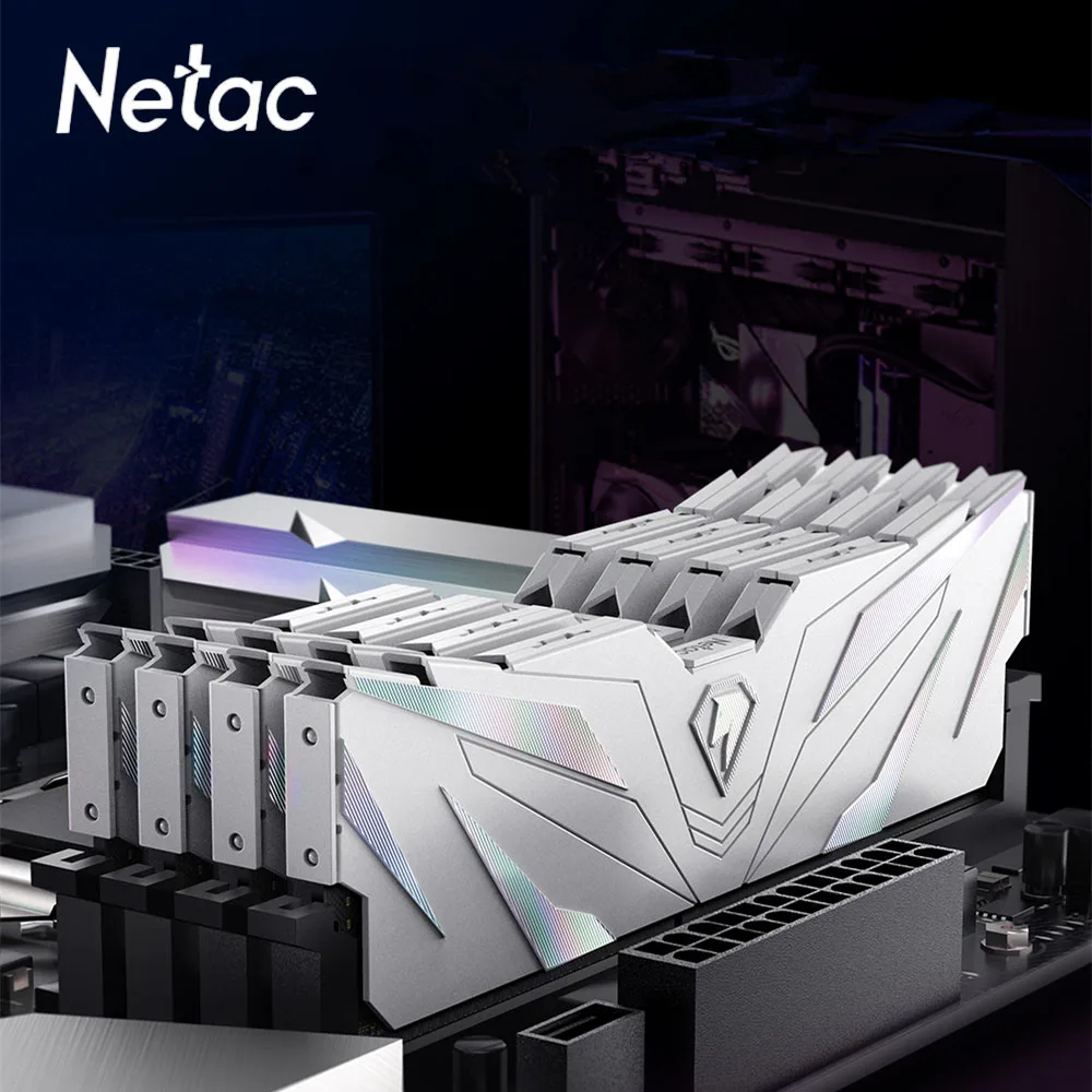 Netac Memory Ram DDR4 8GB 16GB DDR4 3200Mhz 3600Mhz 2666Mhz Memory Desktop Dimm XMP Heat Sink Motherboard Ram for Intel AMD