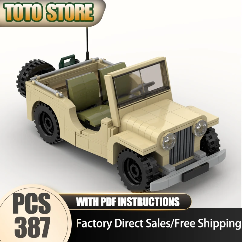 

Urban Truck Model Moc Building Blocks Desert Jeep Model Technology Brick DIY Assembly City Car Construction Toy Holiday Gifts