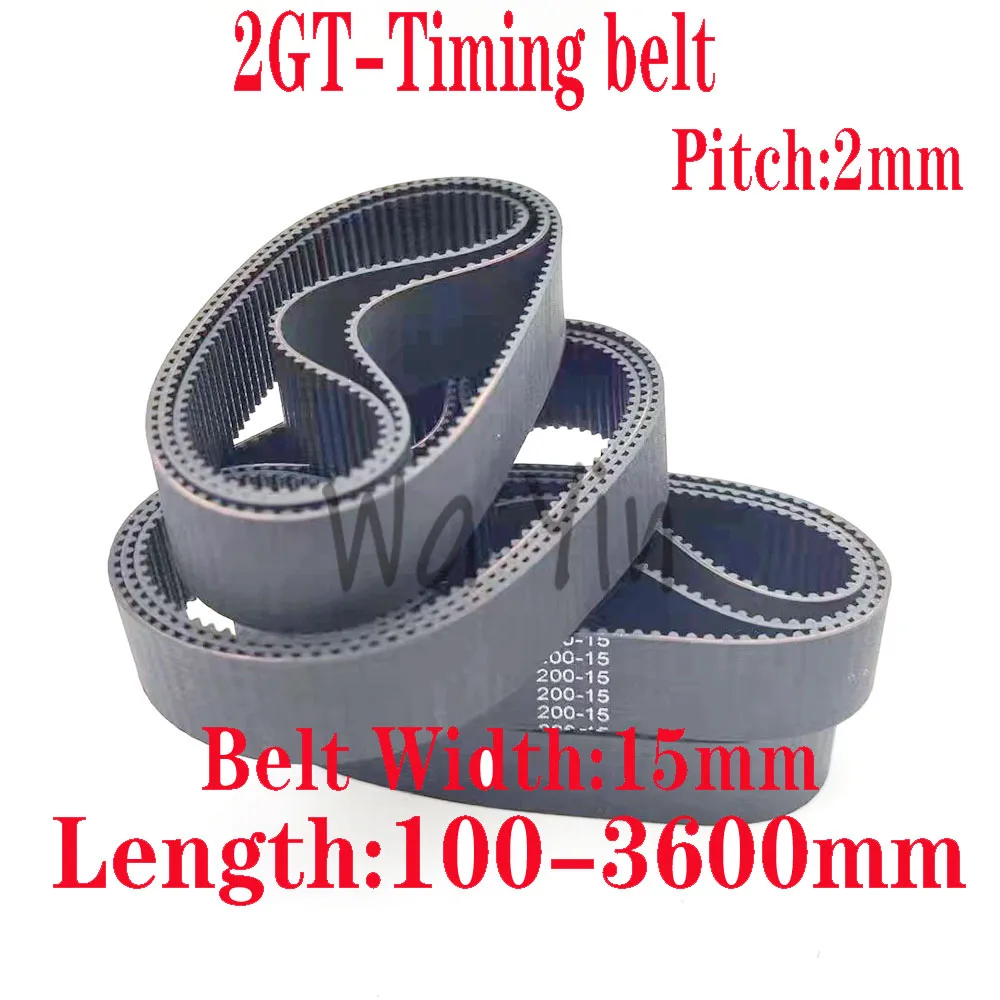 

2GT Rubber Synchronous Belt With A Bandwidth Of 15mm And A Closed Ring Belt Circumference Of 100-3600mm