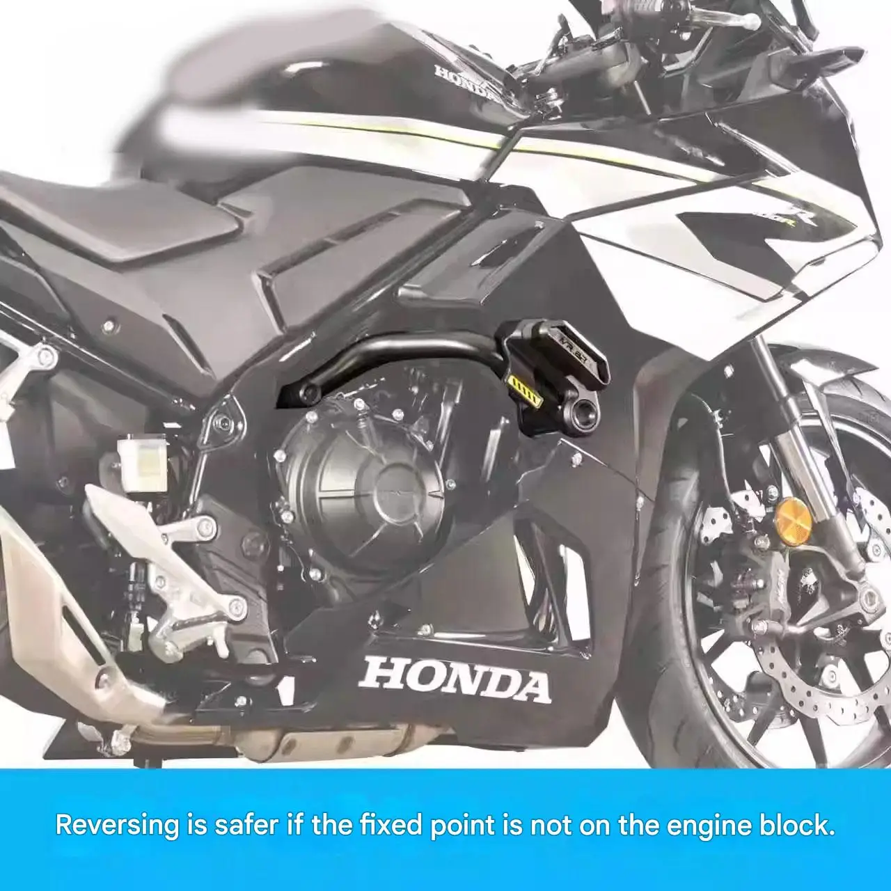 Crash Bars Engine Guard For Honda CBR400R CBR500R 2019-2026, Anti-Fall Bumper Protector With Sliders, Motorcycle Stunt Cage