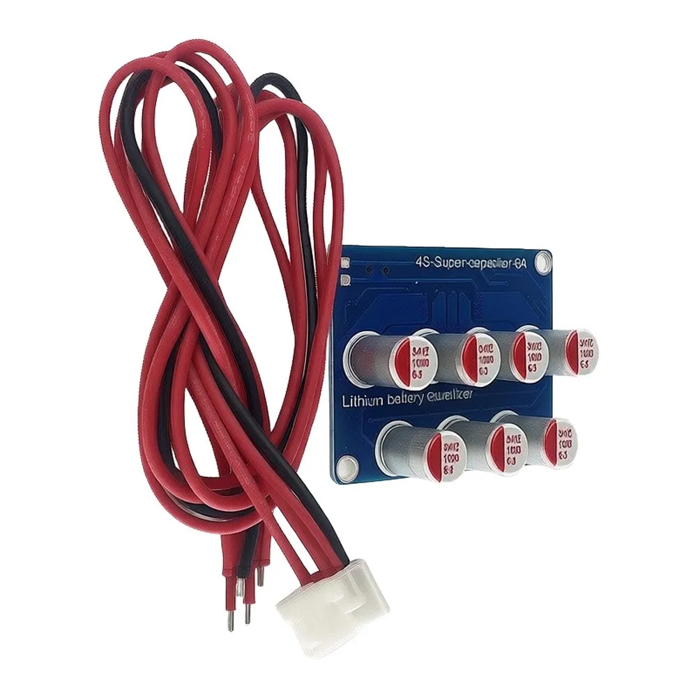Active For equalizer board for 4-series lithium batteries supports ternary lithium polymer titanate and sodium cells