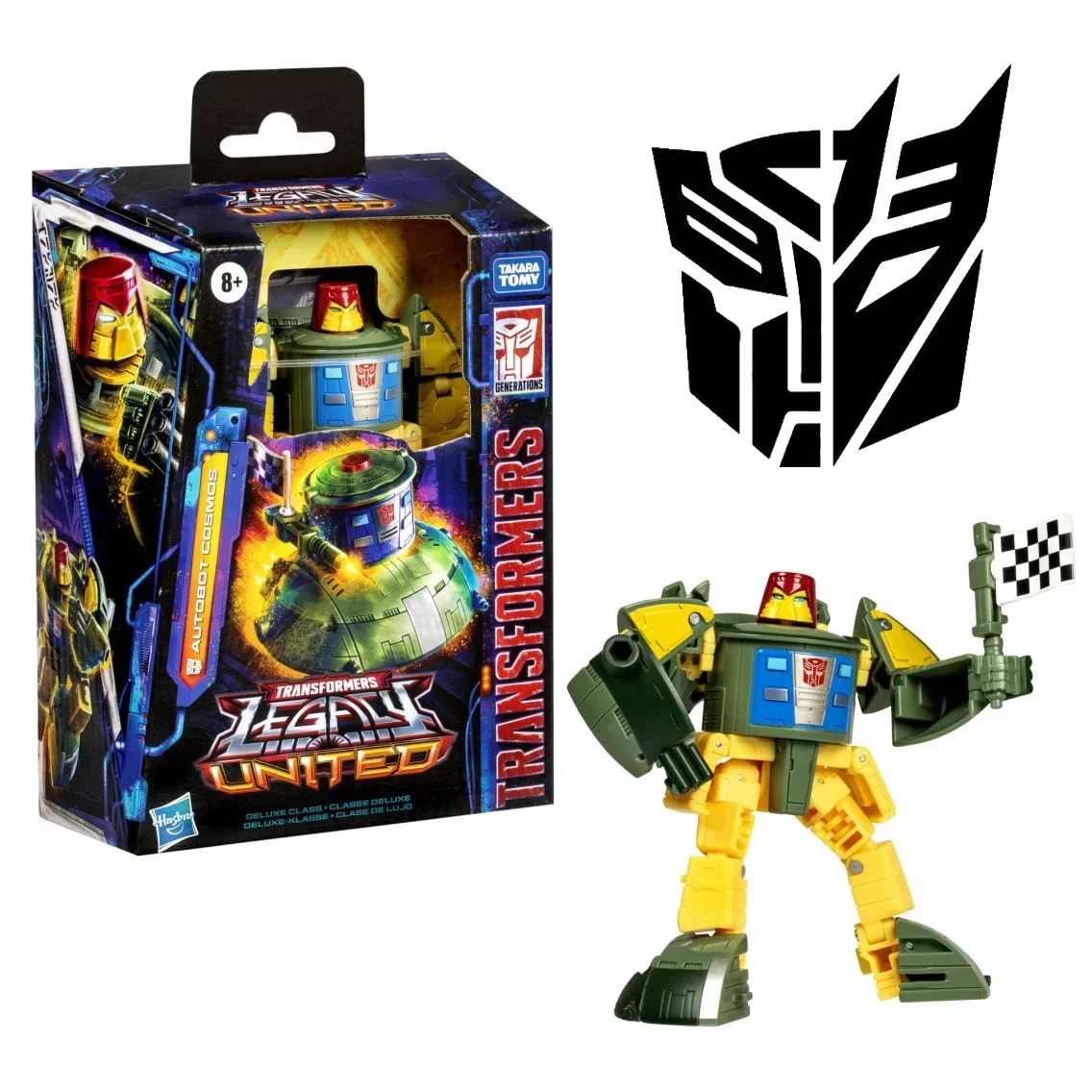 Hasbro Transformers Legacy: Deluxe Class Autobot Cosmos Model Toy Anime Gift Action Figures