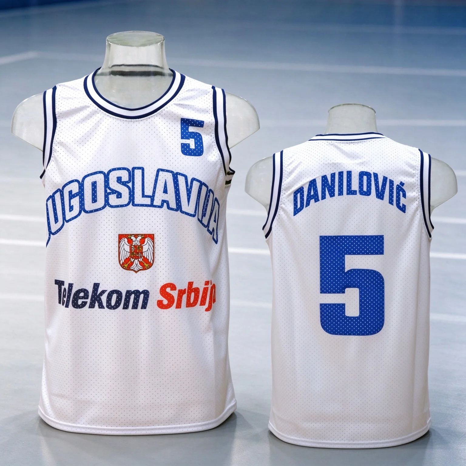 Movie Version Yellow Basketball Jersey No.7 KUKOC Outdoor Quick-drying Breathable Sportswear FamilyMatching Tops Tees