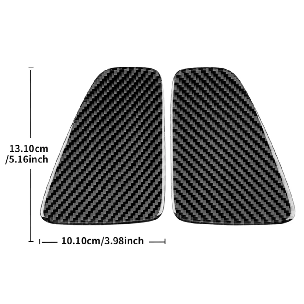 Carbon Fiber Rear Tail Light Cover Trim for Fiat 500 For Abarth 595 695 2017 2018 2019 2020 2021 2022 2023 Exact Fit Design