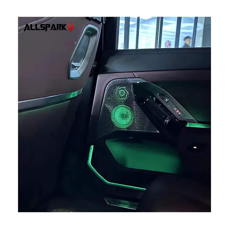 led ambient lighting for bmw 7 series G 11 car upgrade interior horn covers for speakers