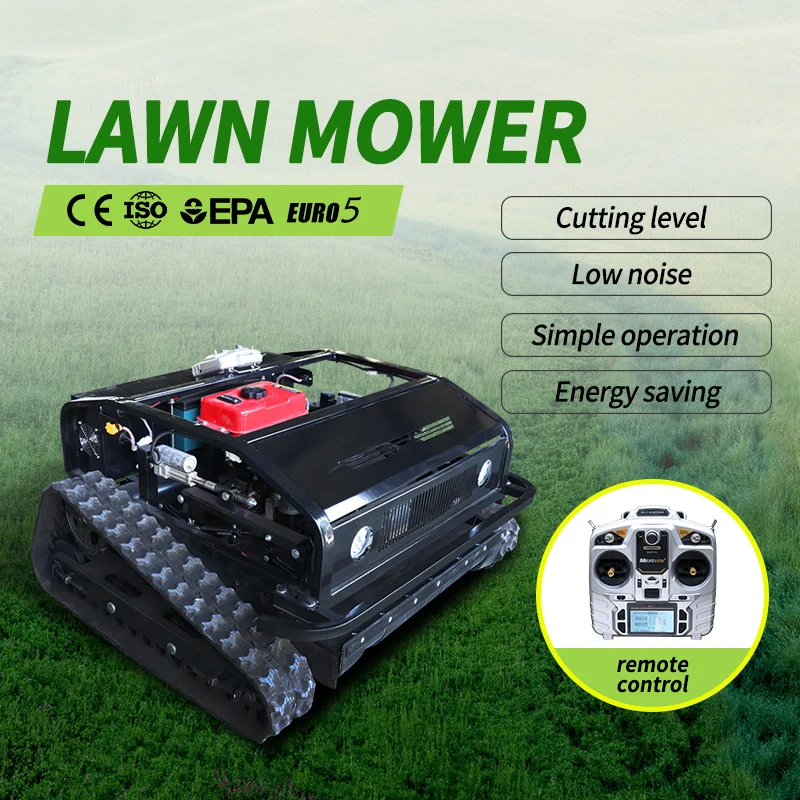 31.5IN 800mm Grass Cutter Customized EPA CE Crawler Remote Control Lawn Mower Mowing Machine