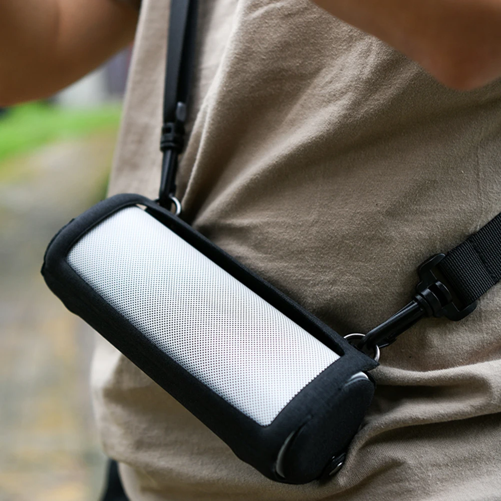Hard Speaker Cover with Shoulder Strap Carrying Cover Travel Portable Speaker Holder for Sonos Roam/SL Speaker Accessories