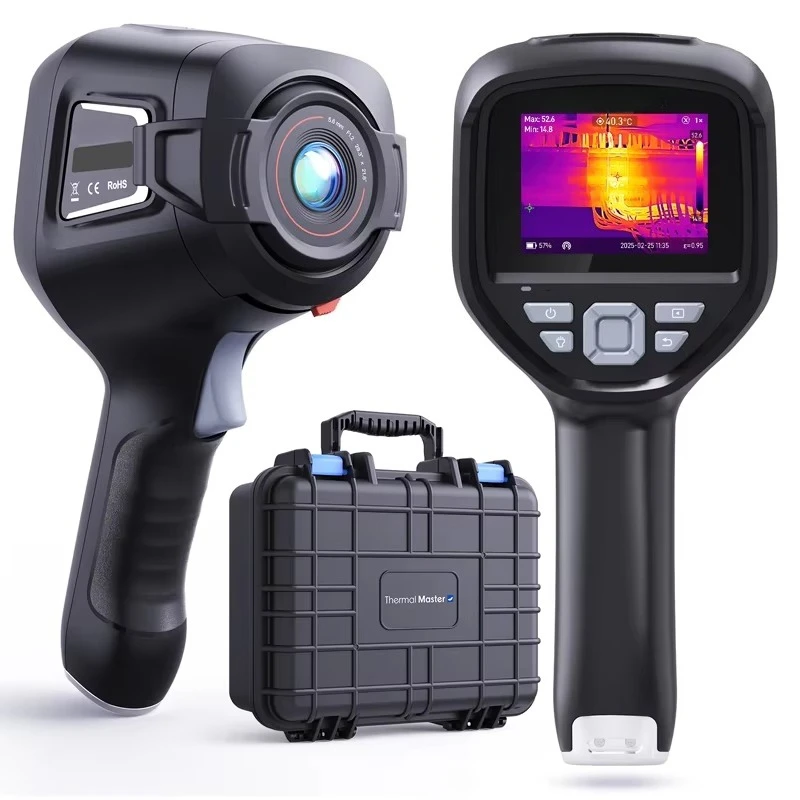 جهاز تصوير حراري محمول بدقة 512*384 X3IR 4X تكبير رقمي بعدسة ماكرو فحص تسرب المياه كاميرا حرارية