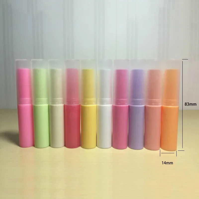 

3ml Plastic Homemade Lip Balm Tube Empty Handmade Lipstick Package Bottles 100pcs