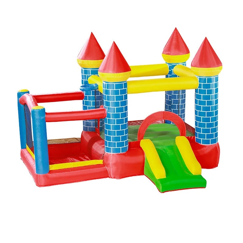 Doctor Dolphin Kids Inflatable Bounce House Jumping Castle Outdoor Indoor Play Bouncy Castle Classic Type With Blower Kids Toys