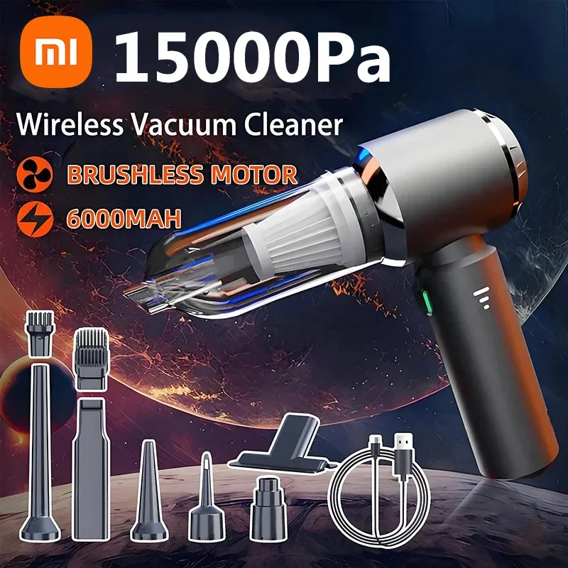 Xiaomi Youpin 15000Pa aspirapolvere per Auto Wireless aspirazione forte palmare 5 in1 aspirapolvere per Auto aspirapolvere per Auto elettrodomestico