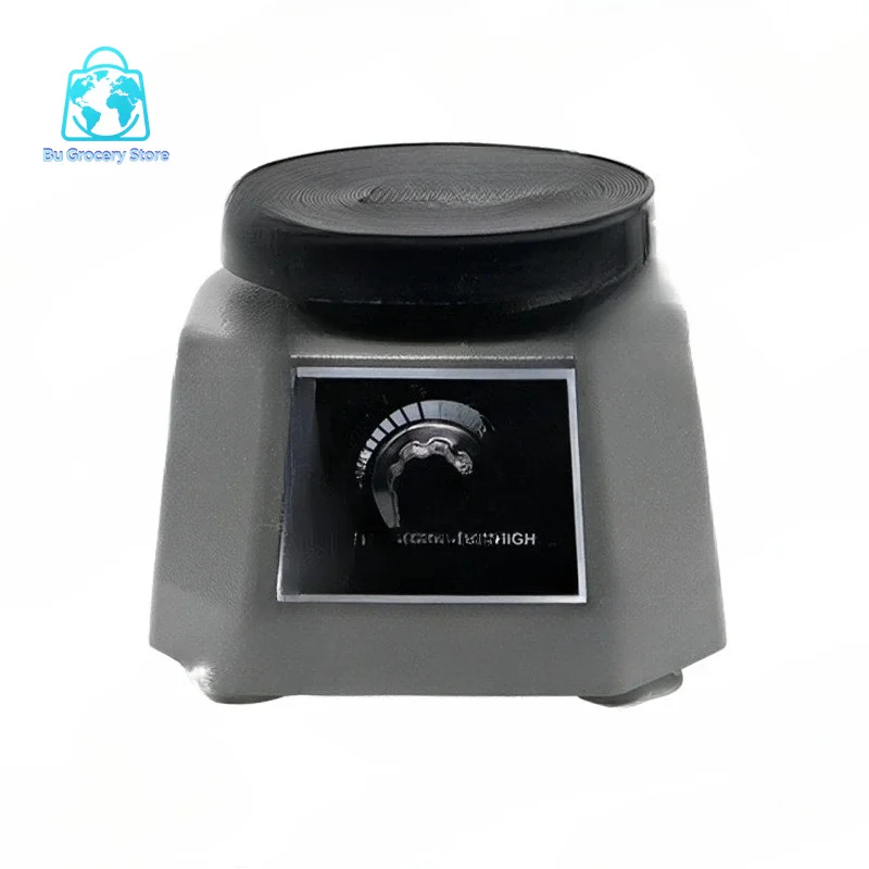 110V/220V Dental Plaster Vibrator 4'' Round Small Gypsum Variable Intensity Shaker Oscillator