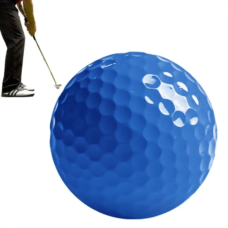 Golf Practice Balls Realistic Feel Flight Training Balls Color Golf Balls for Indoor or Outdoor Backyard